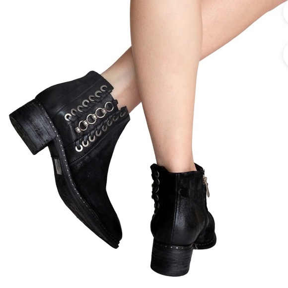 A.S.98 Biker Boots from Spain Leather and Suede Cheyenne 39 8.5 - Picture 15 of 15